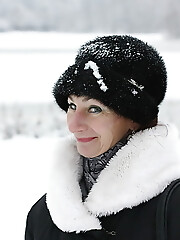 White Winter Portrait