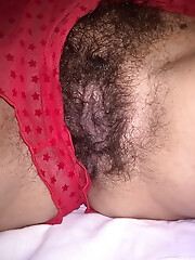 Hairy Mature Wife In Red Lingerie